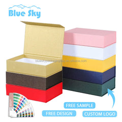 Low MOQ Custom Magnetic Rigid Paper Box Eco Friendly Folding Gift Packaging Smooth Finish High Quality for Cosmetics Jewelry Box