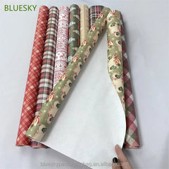 Wrapping Paper Rolls Recycled Christmas Wrapping Paper  Holiday Pattern Gift Wrap Christmas