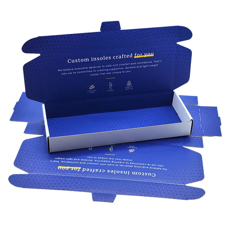 Factory Jewelry Press on Nails Cosmetic Corrugated Mailing Shipping Mailer Boxes With Custom Logo Boxes for Products Packiging