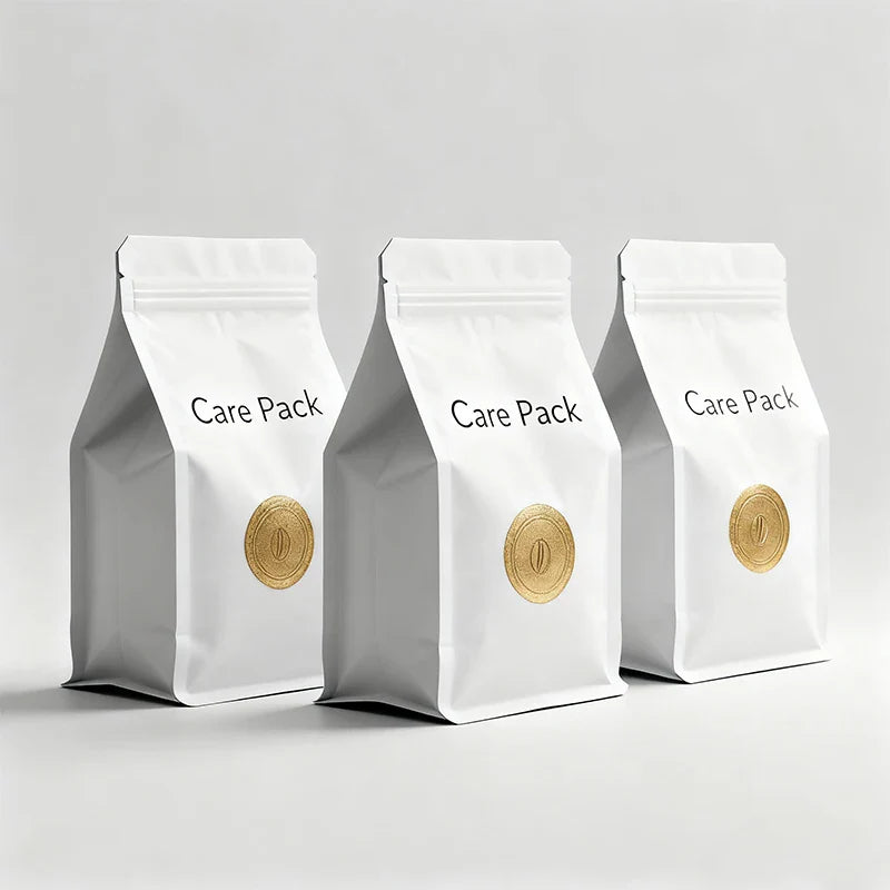 Custom Logo Octagonal Recyclable Light-proof Coffee 8oz 12oz 16oz Aluminum Foil Cafe 8 Side Seal Flat Bottom Bag
