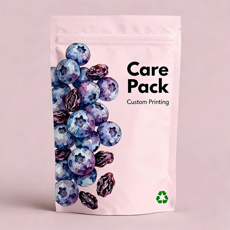 Wholesale Top Zip Dried Fruit Food Package Plastic Aluminum Foil 3.5g 7g Resealable Bags With Zipper