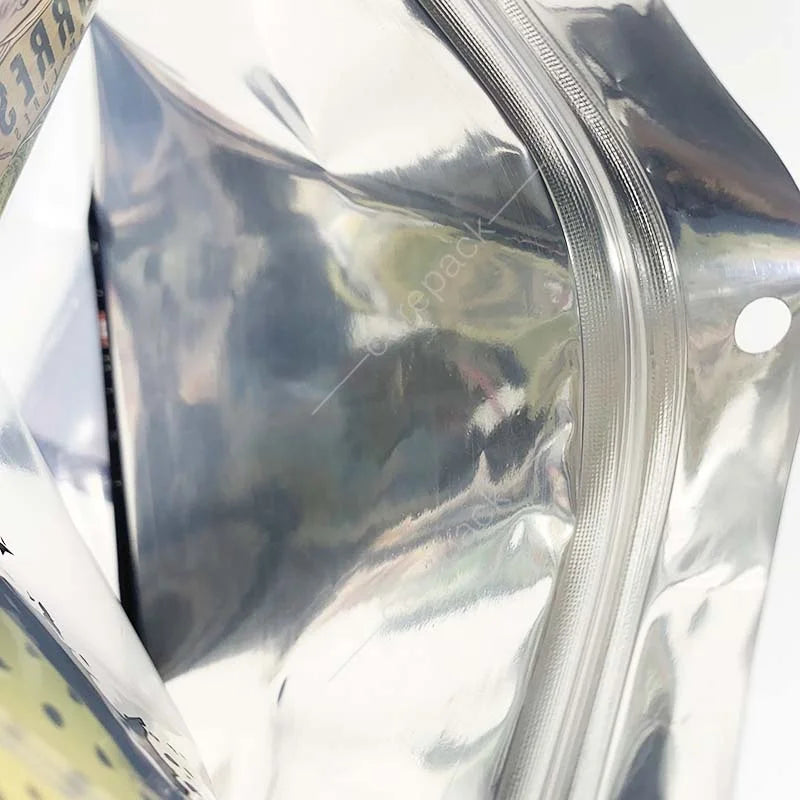 Custom Printing Three Side Sealed Clear Lure Fishing Plastic Bags Peaca Fishing Bait Tackle Packaging with Zipper