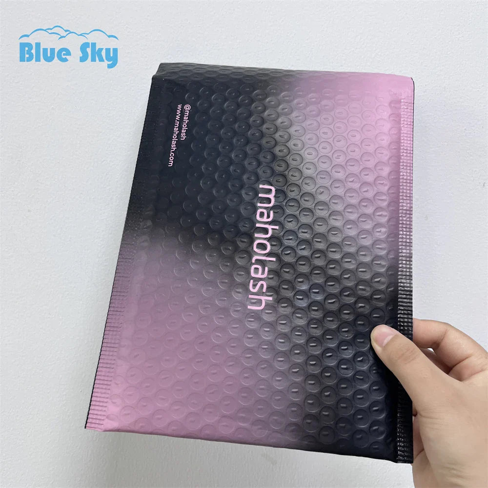 Eco-Friendly Blue Bubble Wrapping Bags - Recyclable & Biodegradable Options, Lightweight Mailer for Easy Storage & Transport