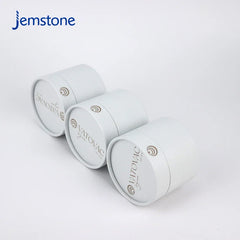 Eco-Friendly Custom logo White Kraft Cardboard Candle Jar Tube Box Packaging Cosmetic Perfume Bottle Paper Tube