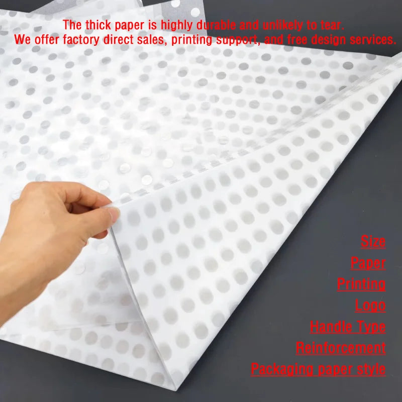 OEM Custom Packaging Paper Tissue Wrapping Paper for Products Clothes Wrap with Company Name