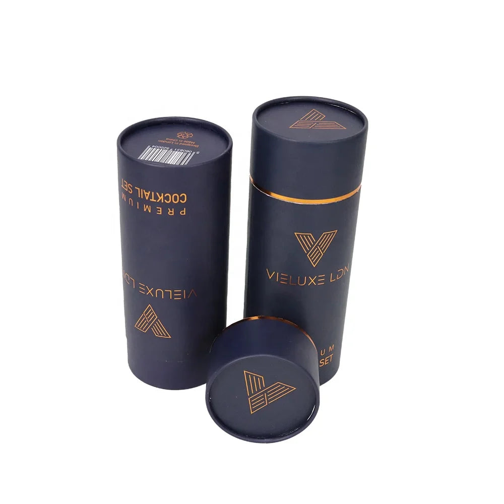 Popular Products Biodegradable Packaging Box Round Wine Bottle Paper Tube Packaging