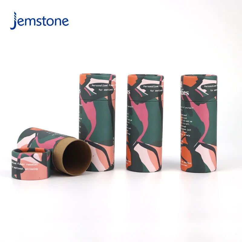 Factory Custom Container Box Cylinder Packaging Powder Sealing Paper Tube Luxury Round Food Kraft Cardboard Tube