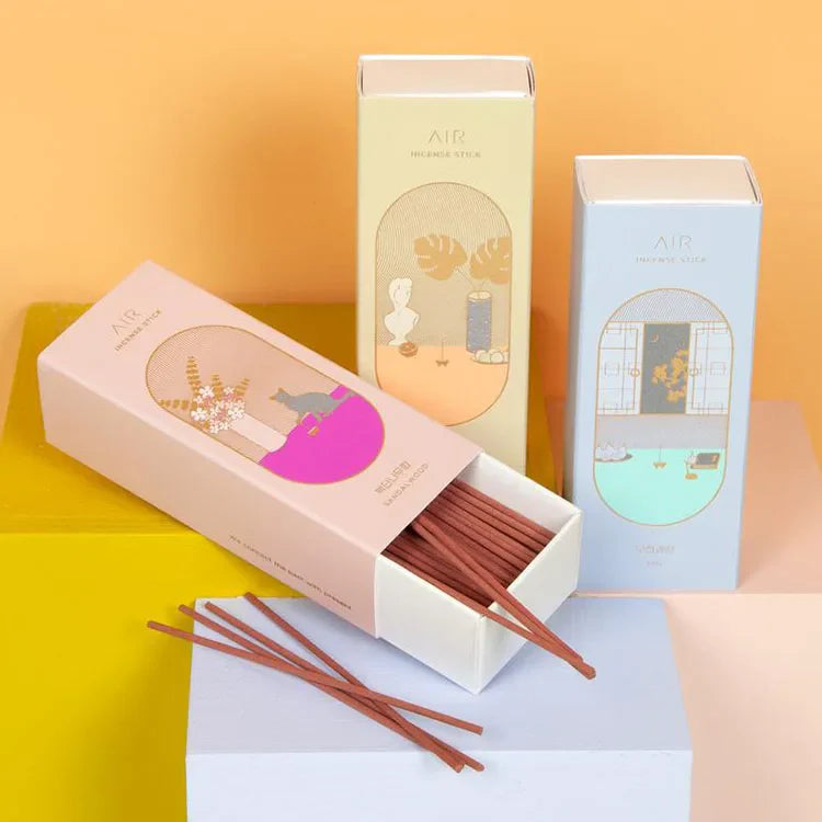 Long Kraft Craft Packaging Citronella Outdoor Incense Sticks Natural Ins Paper Tube