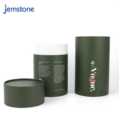 Custom Eco-Friendly Kraft Cardboard Food Tea Coffee Cylinder Packaging Chocolate Paper Tube OEM Vanishing Biodegradable