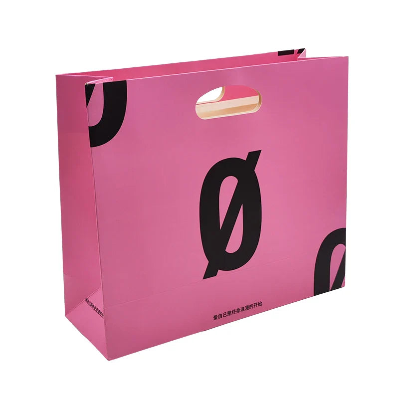 Custom Printed Logo Private Label Matte Lamination Reflex Cardboard Perfume Gift Wrapping Cosmetic Paper Bag for Promotion