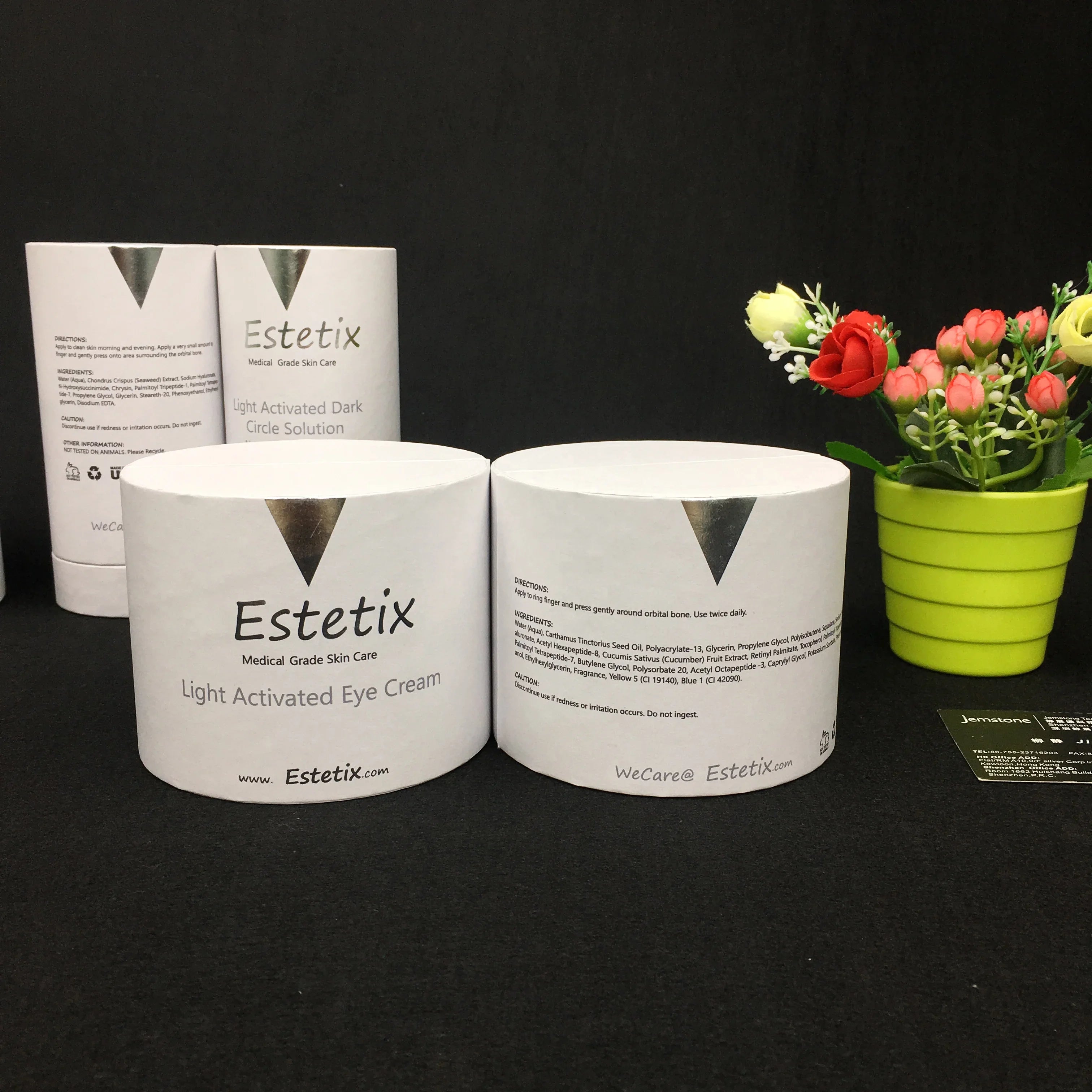 Kraft  Cylinder Cardboard   Packing Paper Tube  for Cosmetics and Dropper