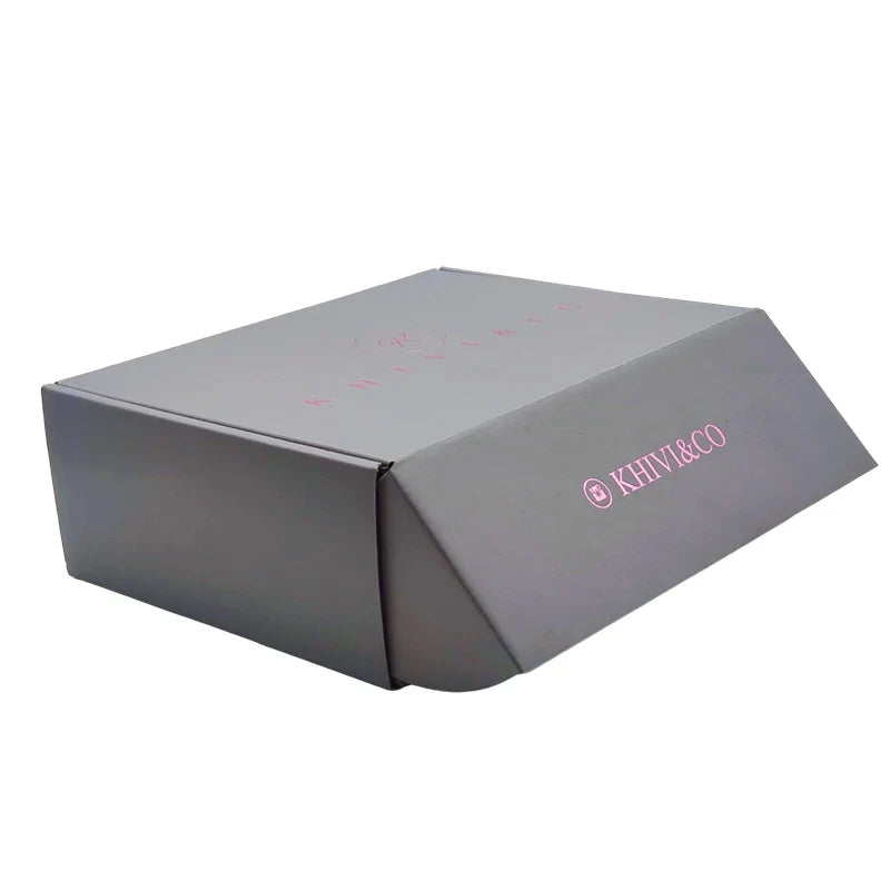 Custom Logo Cajas Corrugated Skincare Clothing Mailing Delivery Cardboard Post Paper Packaging Box Eco-Friendly Sponge Socks