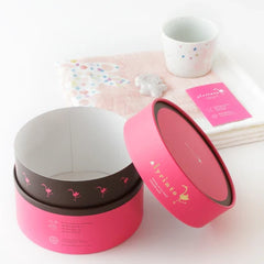 Custom Round Suede Velvet Wedding Earring Ring Necklace Pink 4-layer Circle Box Round Jewellery Box