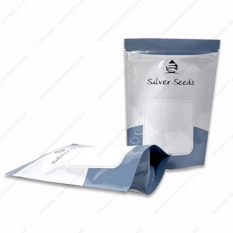 Seeds Foil Laminated Mylar Pouch Moisture Barrier Ziplock Bag for Lily Seed Printing Heat Seal Ziplock Bag