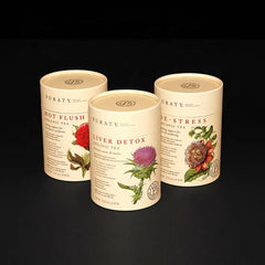 Custom Food Coffee Tea Paper Tube Packaging Food Grade Cardboard Cylinder Box for Tea Packaging