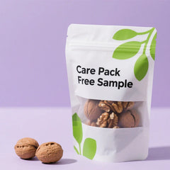 PE Anti-Child 3g 7g 14g Cut Out Soft Candy Resealable Edible Portable Bag with clear Window and Zip