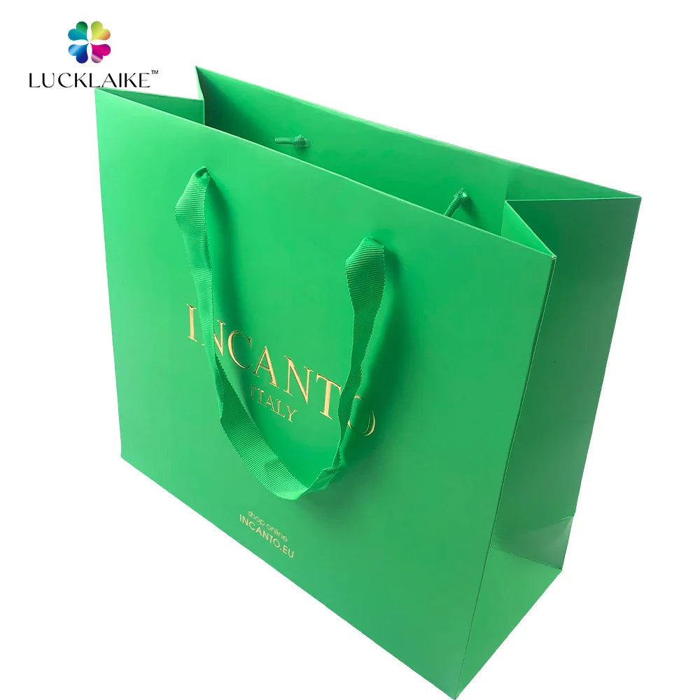 Customized Personalized Designer Promotional Garment Clothes Boutique Paper Packaging Shopping Gift Bags with logo Packaging