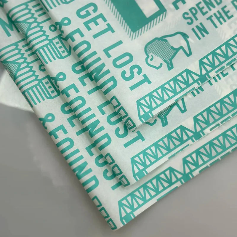 OEM Custom Packaging Paper Tissue Wrapping Paper for Products Clothes Wrap with Company Name