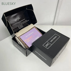 Green Kraft Corrugated Boxes Customizable Packaging Carton for Shipping Mailing Eco Friendly Material with Gold Foil LOGO