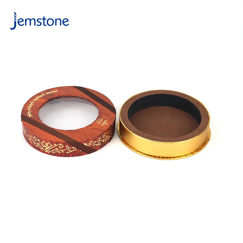 Custom Luxury Food Tea Coffee Candle Cylinder Packaging Kraft Powder Cosmetic Cardboard Tube Push up Paper Tube with Windows
