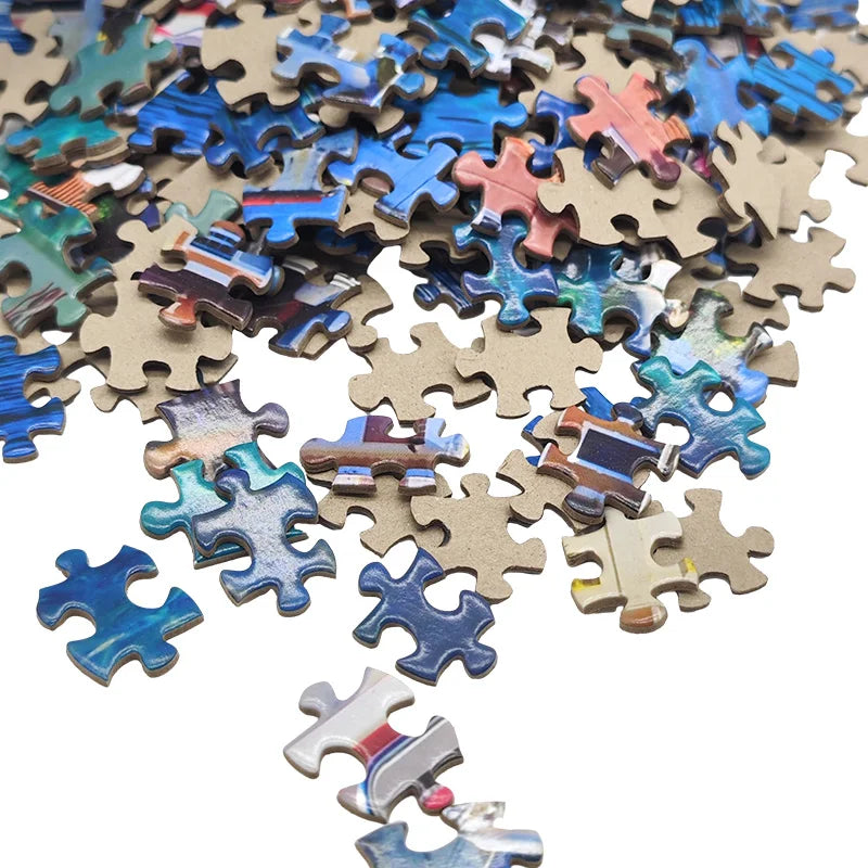 Wholesale Custom Puzzle Manufacturers Personalized IQ Sublimation Blank Jigsaw Puzzle Games Box 1000 Piece for Kids Adulte