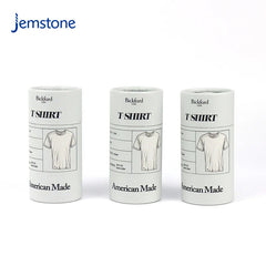 Custom Eco-Friendly Luxury Underwear Cylinder Packaging Socks Cardboard Tube Kraft T-shirt Paper Tube for Clothing