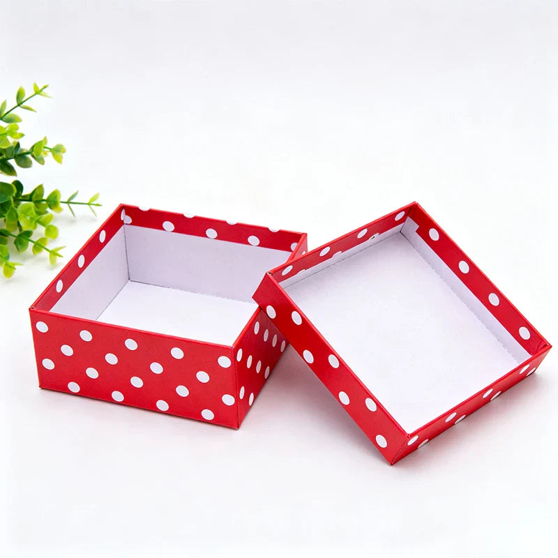 Bulk Gift Recyclable Luxury Printed Cosmetic Cardboard 2 Pieces Square Personalized Gifts Boxes