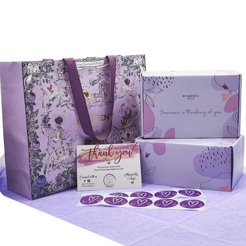 Wholesale Custom Fold Kraft Paper Box Packaging Biodegradable Corrugated Garden Flower Plants Packing Shipping Box