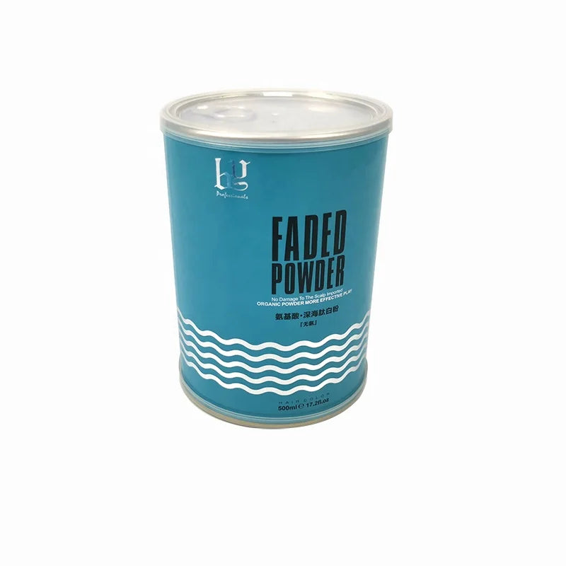 Tighter Seal Metal Lid Cylinder Square Aluminum Lid Easy Pull Tube Paper Cans for Power