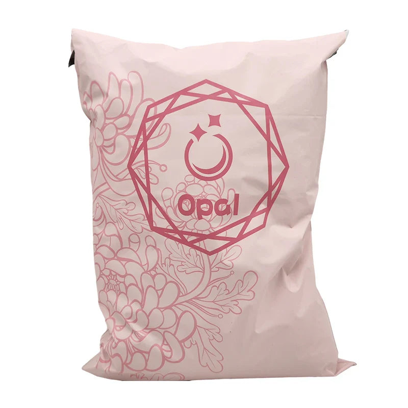 Factory Wholesale White Pink Poly Mailers Custom Waterproof Self Adhesive Bio Mailing Shipping Bag for Clothing Packing