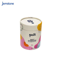 Biodegradable Kraft Cylinder Food Protein Powder Tea Round Can Paper Tube Cardboard Packaging Box Container