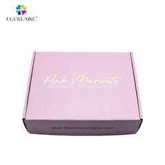 Customize Holographic Branded Cosmetics Cajas Personalizadas Corrugated Mailing Packaging Boxes with Custom logo