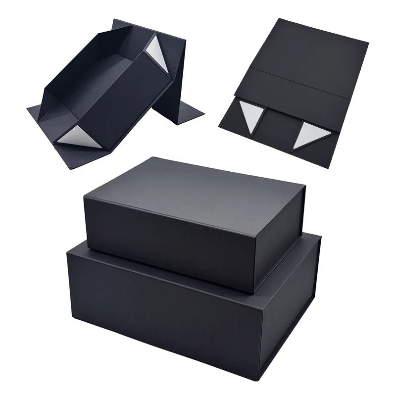 Custom Logo Versatile Premium Gift Box Luxury Package Cardboard Paper Hoodie Shoes Clothes Magnetic Packaging Box With Ribbon