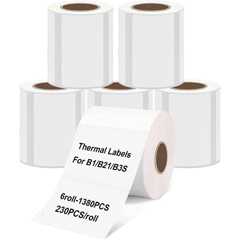 B21 B1 B3S Label Tape Paper Waterproof B21 Sticker Clothing Price Food Self-adhesive Tag