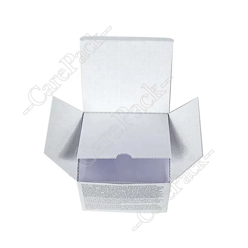 Custom Printing Saffron Cream Makeup Remover Cosmetic Perfume Fragrance Gift Packaging Box Paper Double Tuck Luxury Art Rigid