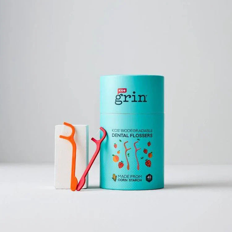 Custom Design Cylinder Paper Cardboard Luxury Packaged Tooth Flosser Dental Flossers Sets Paper Tube for Adults and K