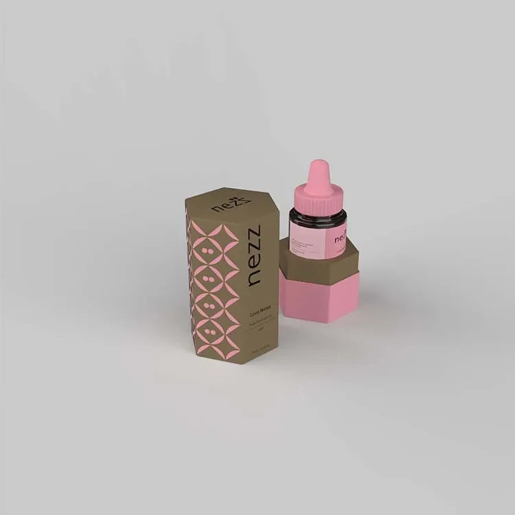 Biodegradable Custom Kraft Gift Tube Box Food Grade Hexagon Tube Packaging Paper Tube Essential Oil