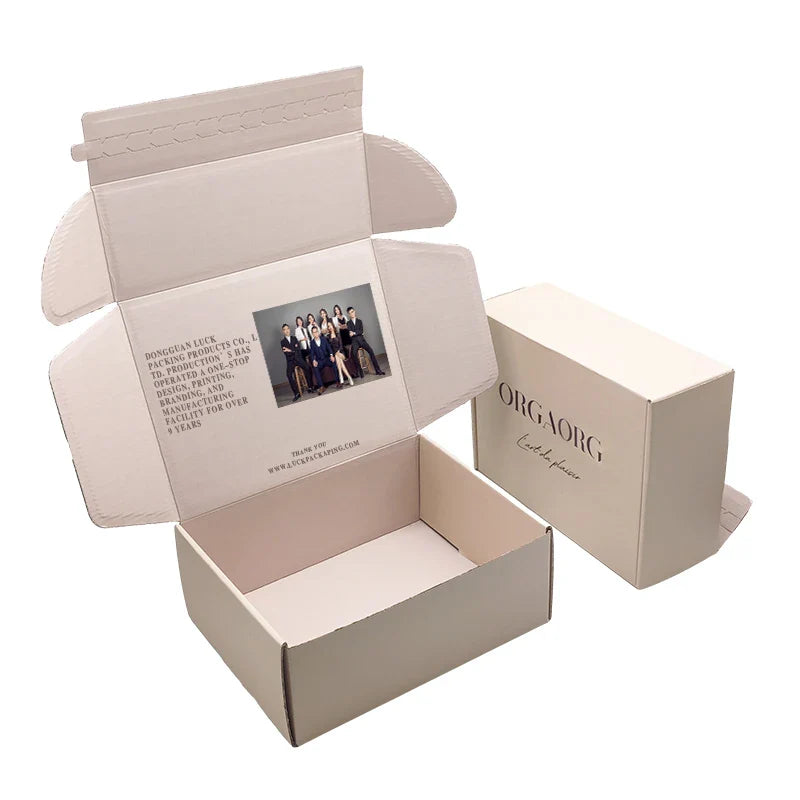 EU Custom logo Corrugated Luxury Gift Fold Box Oem Factory Shipping Mailer Box Packaging Eco Friendly Cardboard Paper Boxes