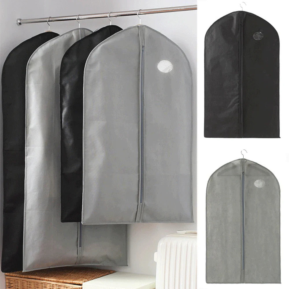 Extra Large Suit Garment Bag for Multiple Suits, Coats & Dresses Hanging Storage with Multiple Pockets & Shoulder Strap