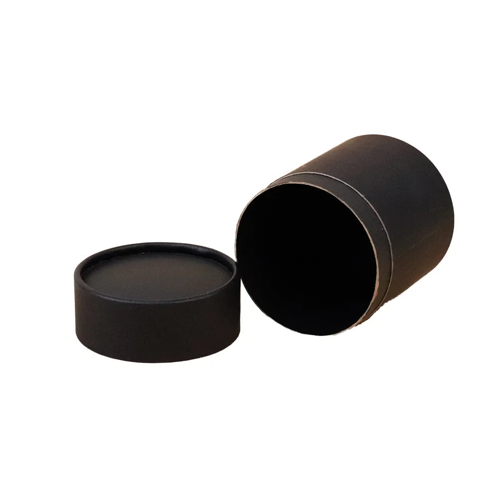 Printed Biodegradable Kraft Cardboard Perfume Bottle Cylinder Packaging Box Skincare Essential Oil Paper Tube for Cosmetic