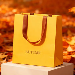 Blank Gift Shopping Paper Bag Without Carry Portable Tote Handbag Shoes Clothes Packaging Bags