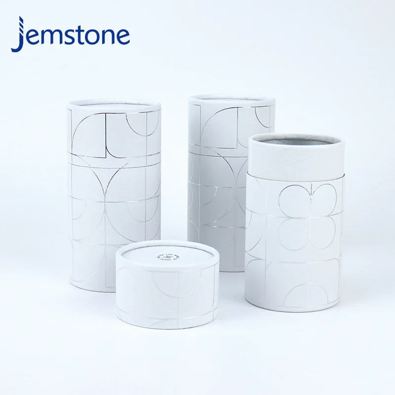Eco-Friendly Printed Milk Food Paper Tube Kraft Cardboard Candle Paper Tube Packaging Coffee Tea Packaging for Cookie
