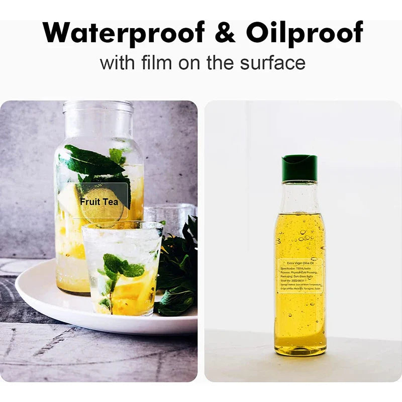 B21 B1 B3S Label Tape Paper Waterproof B21 Sticker Clothing Price Food Self-adhesive Tag