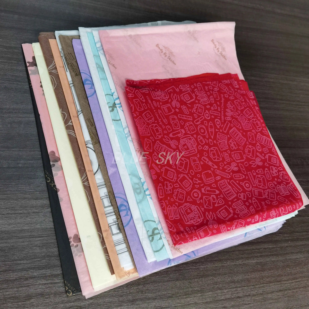 OEM Custom Packaging Paper Tissue Wrapping Paper for Products Clothes Wrap with Company Name