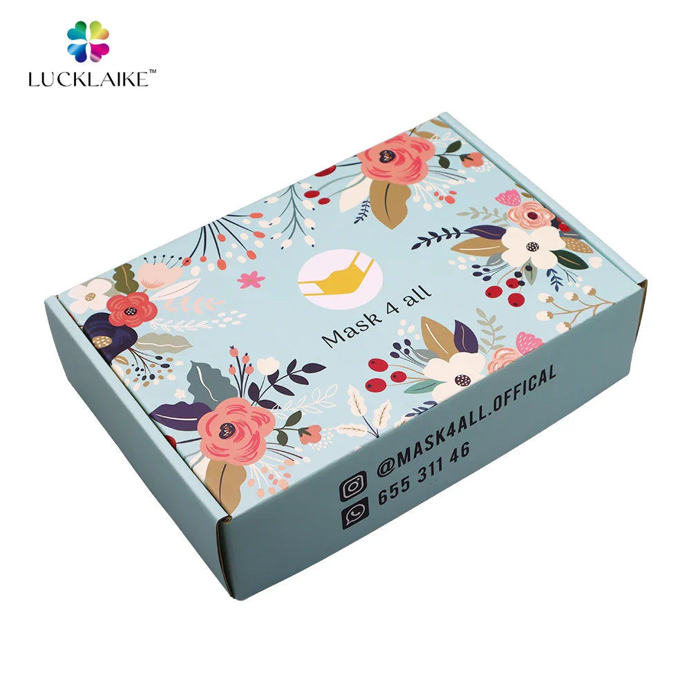 Custom Brand Printed Cajas Personalizadas Carton Cardboard Postal Favor Corrugated Shipping Packaging Box for Clothes
