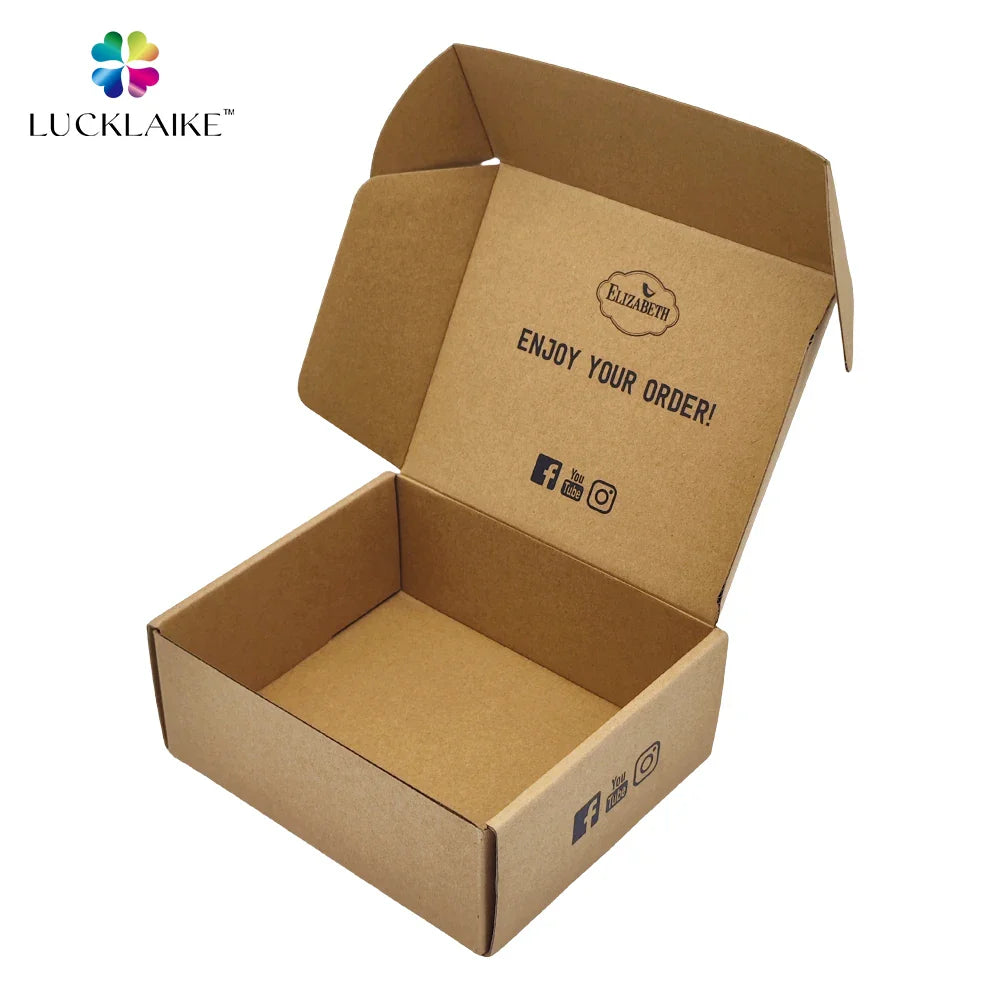 Customized Printed Kitchen Cookware Packaging Shipping Corrugated Brown Kraft Paper Mailing Cardboard Boxes for Shipping
