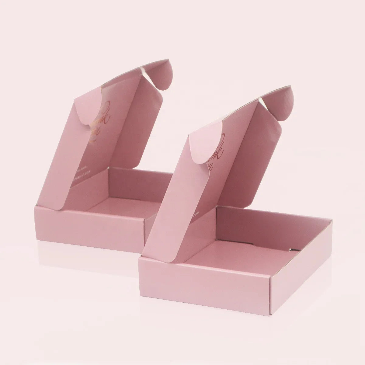 Custom Printing Recycled Hot Pink Mailers Box Printing Paper Packing Delivery Box Packaging Private Label Shipping Boxes