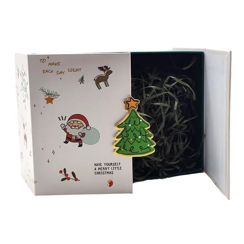 2025 Wholesale Custom Personalized Magnetic Candle Makeup 24 Days Empty Kids Christmas Advent Calendars Gift Packaging Box