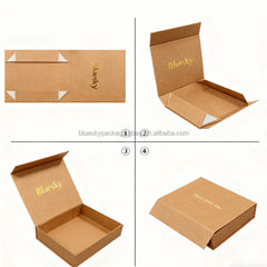 Low MOQ Custom Magnetic Rigid Paper Box Eco Friendly Folding Gift Packaging Smooth Finish High Quality for Cosmetics Jewelry Box