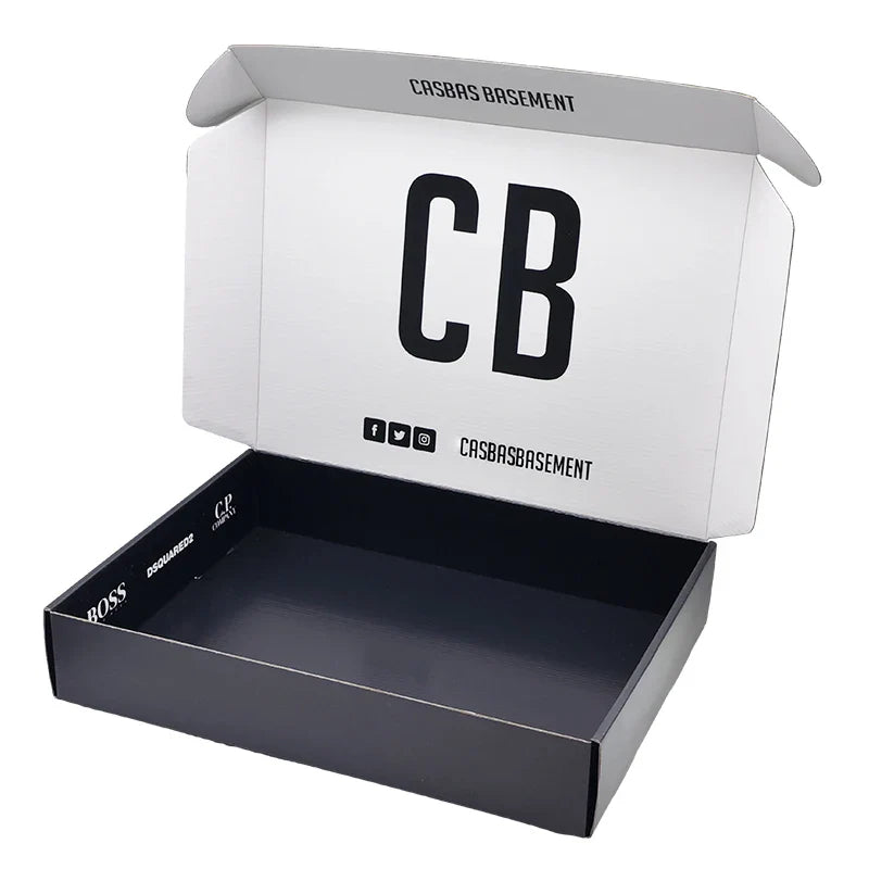 Custom Mailing Packaging Paper Gift Boxes Strong Corrugated Cardboard Cartons Cosmetic Shipping Mailer Box for Clothing Pack